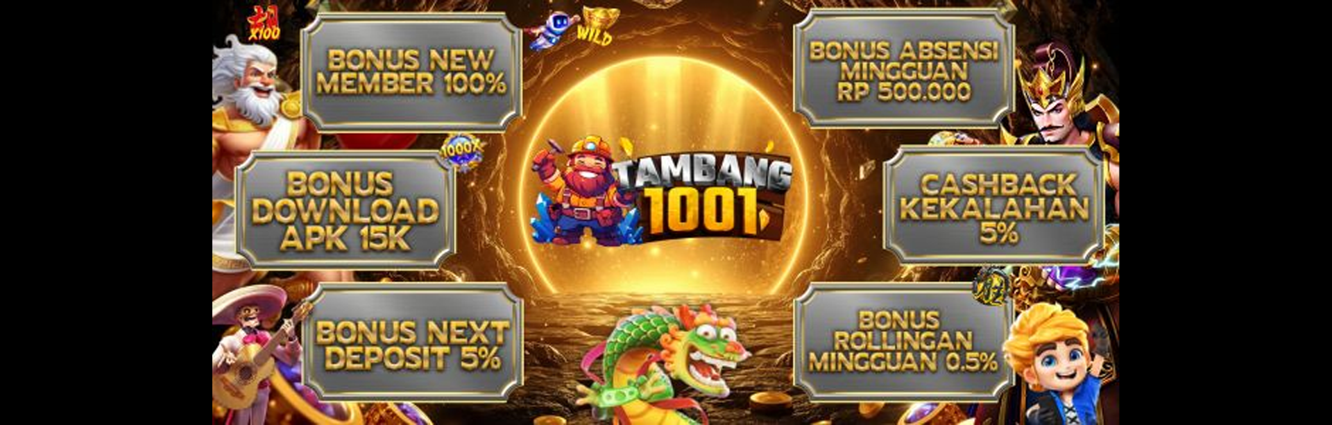 TAMBANG1001 BONUS LANGSUNG TANPA DIUNDI